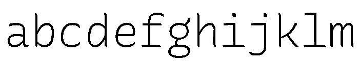 Recursive Mono Casual Static Light FONT