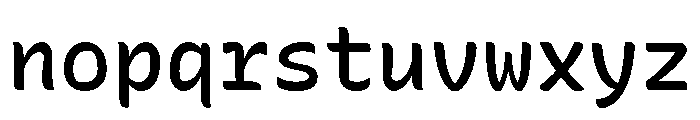 Recursive Mono Casual Static Medium Font LOWERCASE