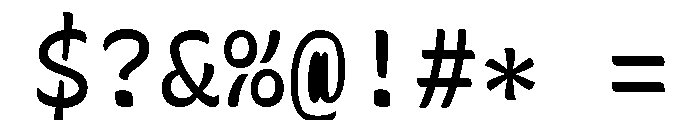 Recursive Mono Casual Static Regular Font OTHER CHARS