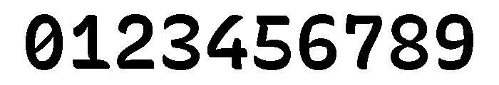 Recursive Mono Casual Static SemiBold Font OTHER CHARS
