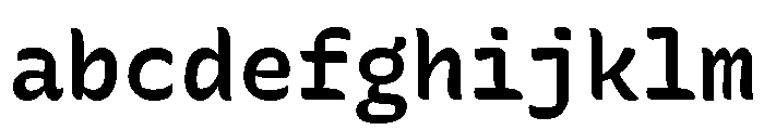 Recursive Mono Casual Static SemiBold FONT