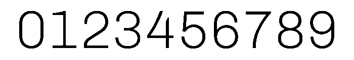 Recursive Mono Casual Static Thin Font OTHER CHARS