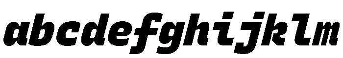 Recursive Mono Linear Static Black Italic FONT