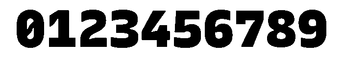 Recursive Mono Linear Static Black Font OTHER CHARS