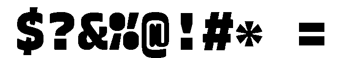 Recursive Mono Linear Static Black Font OTHER CHARS