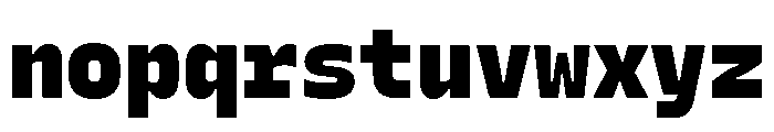 Recursive Mono Linear Static Black Font LOWERCASE