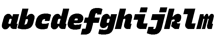Recursive Mono Linear Static ExtraBlack Italic FONT