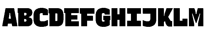 Recursive Mono Linear Static ExtraBlack Font UPPERCASE
