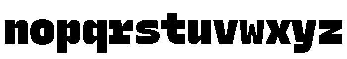 Recursive Mono Linear Static ExtraBlack Font LOWERCASE