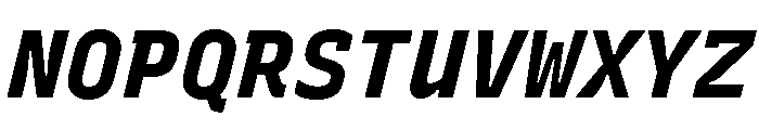 Recursive Mono Linear Static ExtraBold Italic Font UPPERCASE