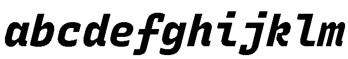 Recursive Mono Linear Static ExtraBold Italic FONT