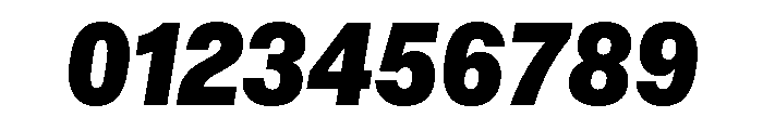 Recursive Mono Linear Static Heavy Italic Font OTHER CHARS