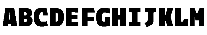 Recursive Mono Linear Static Heavy Font UPPERCASE