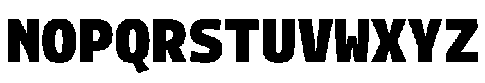 Recursive Mono Linear Static Heavy Font UPPERCASE