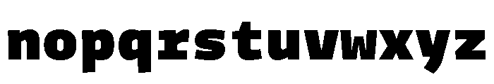 Recursive Mono Linear Static Heavy Font LOWERCASE