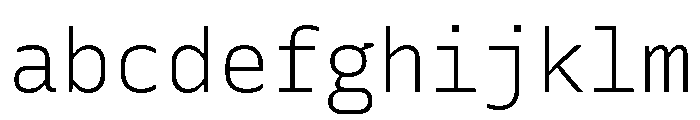 Recursive Mono Linear Static Light FONT