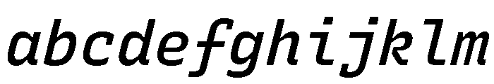 Recursive Mono Linear Static Medium Italic FONT