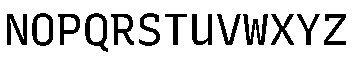 Recursive Mono Linear Static Regular Font UPPERCASE