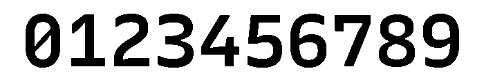Recursive Mono Linear Static SemiBold Font OTHER CHARS