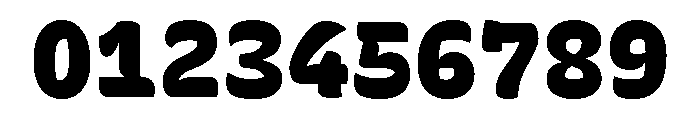 Recursive Sans Casual Static Black Font OTHER CHARS
