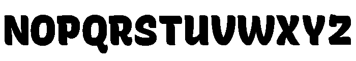 Recursive Sans Casual Static Black Font UPPERCASE