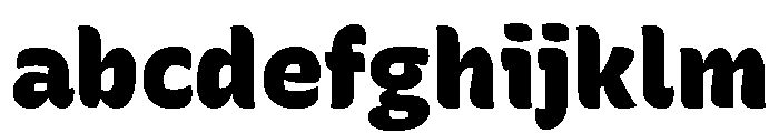 Recursive Sans Casual Static Black FONT
