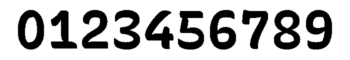 Recursive Sans Casual Static Bold Font OTHER CHARS