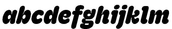 Recursive Sans Casual Static Extra Bold Italic FONT