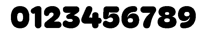 Recursive Sans Casual Static Extra Bold Font OTHER CHARS