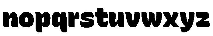 Recursive Sans Casual Static ExtraBlack Font LOWERCASE