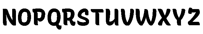 Recursive Sans Casual Static ExtraBold Font UPPERCASE
