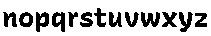 Recursive Sans Casual Static ExtraBold Font LOWERCASE