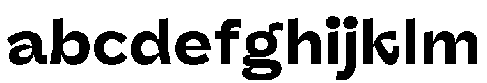 Recursive Sans Casual Static Heavy FONT