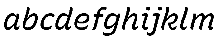 Recursive Sans Casual Static Italic FONT