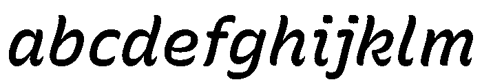 Recursive Sans Casual Static Medium Italic FONT