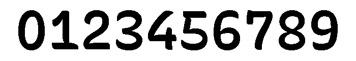 Recursive Sans Casual Static SemiBold Font OTHER CHARS