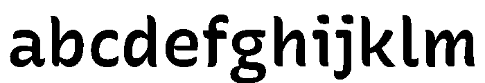 Recursive Sans Casual Static SemiBold FONT