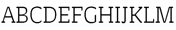 Recursive Sans Casual Static Thin Font UPPERCASE