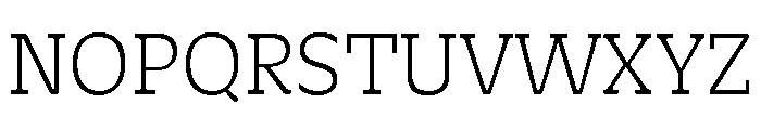 Recursive Sans Casual Static Thin Font UPPERCASE