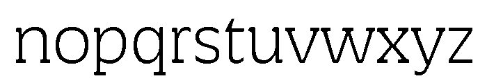 Recursive Sans Casual Static Thin Font LOWERCASE