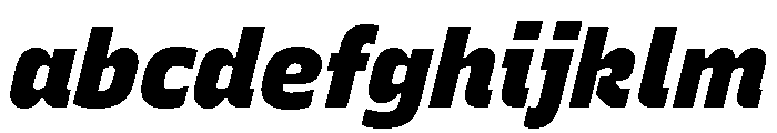 Recursive Sans Linear Static Black Italic FONT