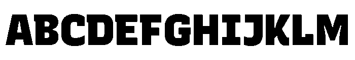 Recursive Sans Linear Static Black Font UPPERCASE