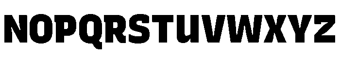 Recursive Sans Linear Static Black Font UPPERCASE