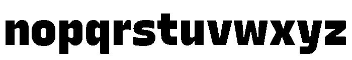 Recursive Sans Linear Static Black Font LOWERCASE