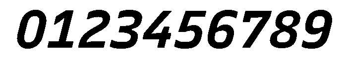 Recursive Sans Linear Static Bold Italic Font OTHER CHARS