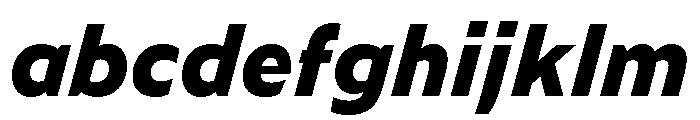 Recursive Sans Linear Static Extra Bold Italic FONT