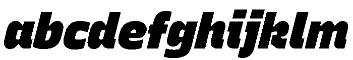 Recursive Sans Linear Static ExtraBlack Italic FONT