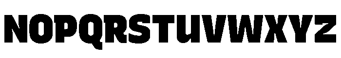 Recursive Sans Linear Static ExtraBlack Font UPPERCASE