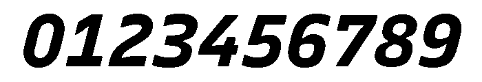 Recursive Sans Linear Static ExtraBold Italic Font OTHER CHARS