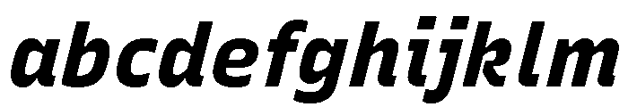 Recursive Sans Linear Static ExtraBold Italic FONT